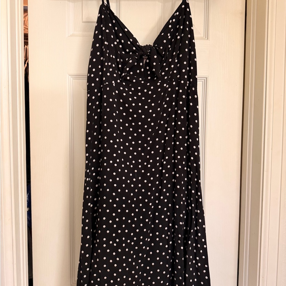 Mossimo Supply Co. Black and White Polka Dot Mini Dress